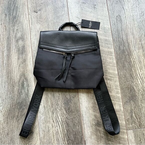 Botkier New York Trigger Mini Backpack NWT Black Nylon Bag main image 12